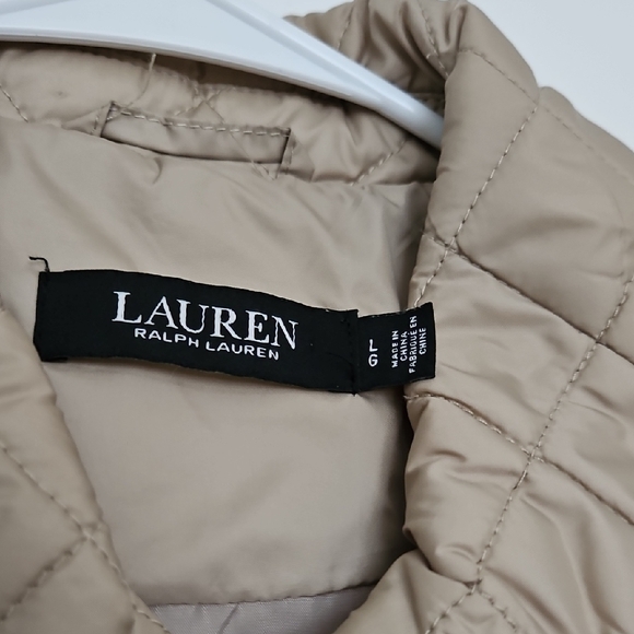 Ralph Lauren Beige Quilted Vest - Picture 2 of 11